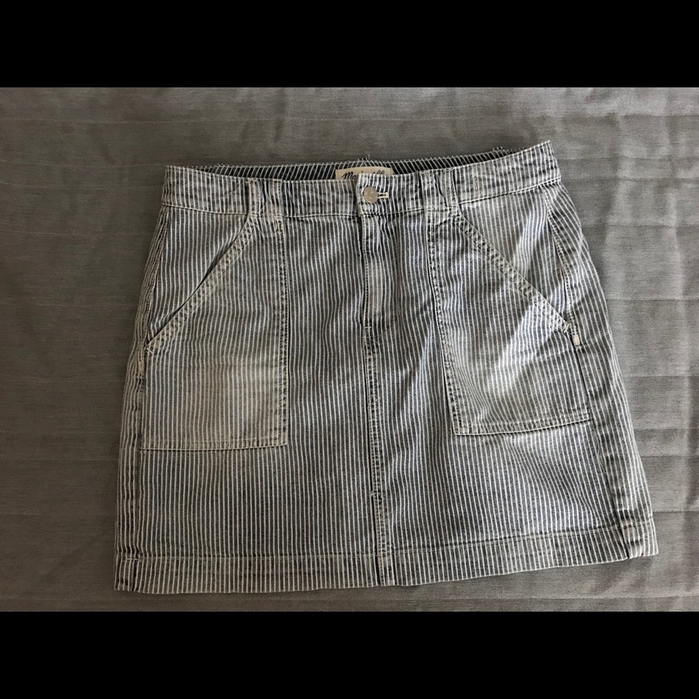 Mini Madewell skirt. Pair with a pullover for fall